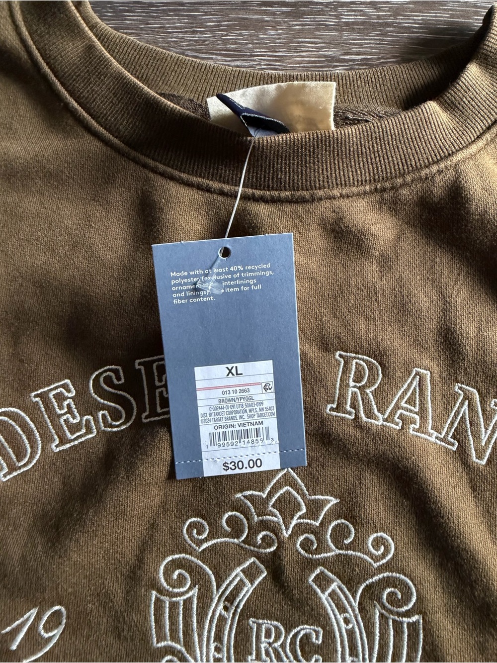 🤠 Universal Thread Desert Ranch Riding Club Graphic Sweatshirt 🤎 - Picture 6 of 8